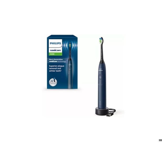 Brosse à Dents Électrique - PHILIPS - Série 5300 - 62000 Oscillations - 2 Modes - Couleur Bleue bleu
