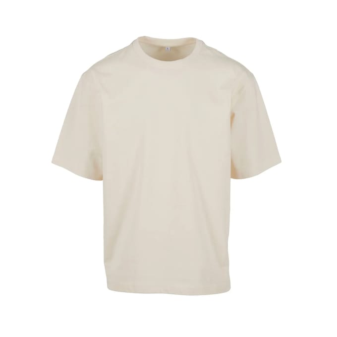 Build your Brand Loose Fit Tee BY391 - WHITE SAND - S