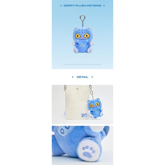 KPop Demonenjagers - Derpy Pluche Sleutelhanger Normal gray