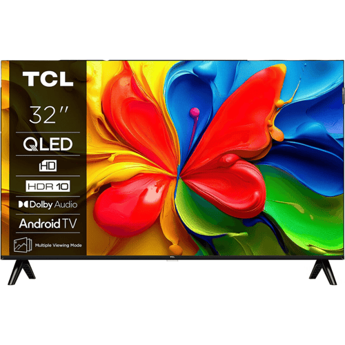 TCL 32" Flat screen TV LED 720p 32" V4C - HD Ready Android QLED TV