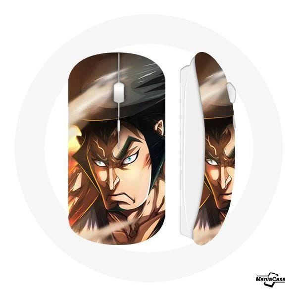 Souris Sans Fil - Kozuki Oden - One Piece - USB Wifi - Compatible Mac et PC - Blanc