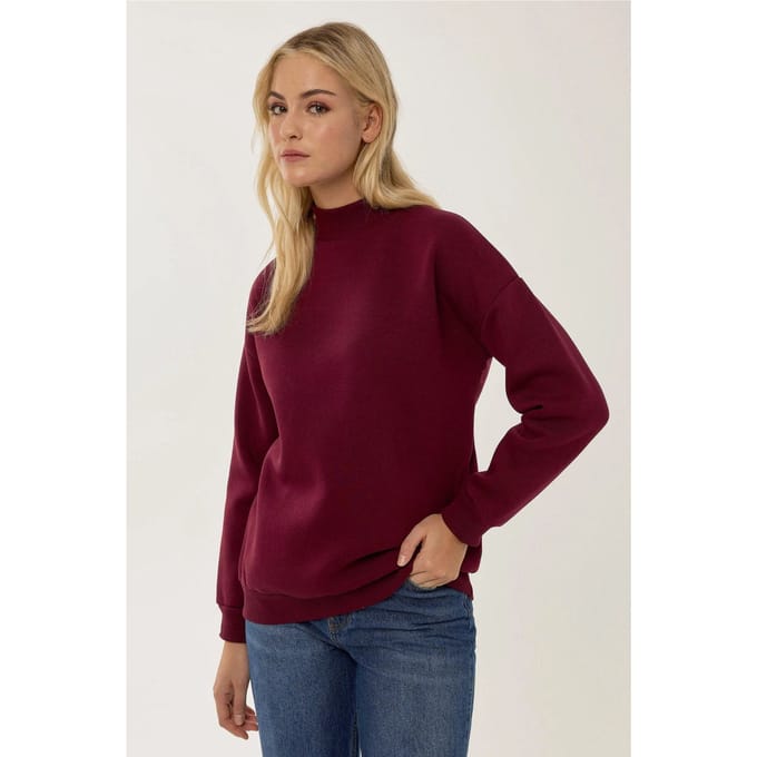 Reguliere Pasvorm Gebreide Sweatshirt