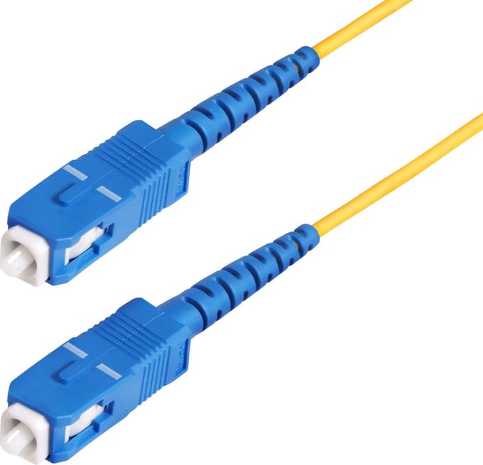 StarTech.com 100m SC naar SC (UPC) OS2 Single Mode Simplex Glasvezel Kabel, 9/125µm, Laser Optimized, 40G/100G, Flexibel Buigen, Low Insertion Loss, LSZH Fiber Patchkabel