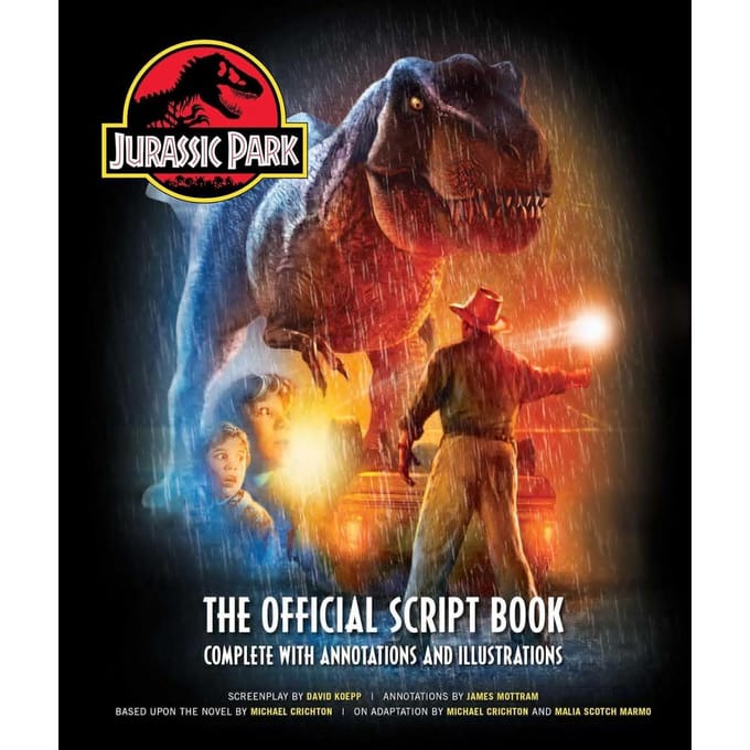 Livre: parc jurassique: Le livre de scénario officiel: Complet avec Annotations et Illustrations brown