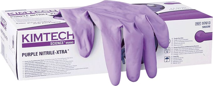 Kimberly Clark Purple Nitrile XTRA wegwerphandschoen S