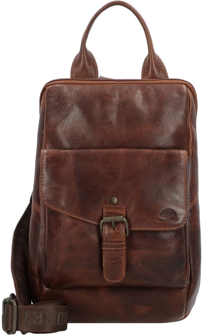 Greenburry Rugged Schoudertas Leer 23 cm - Dames - brown