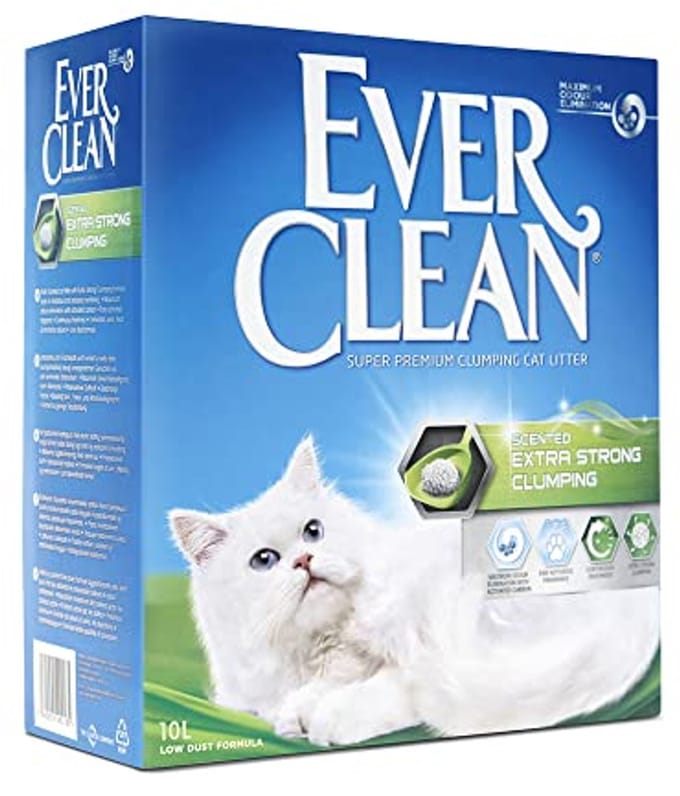 Kattenbakvulling met geur, klonterend en extra sterk - 10L