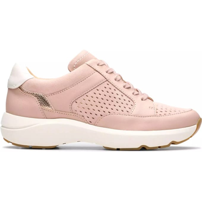 Clarks Tivoli Walk - dames sneaker - Roze - maat 37 (EU) 4 (UK)