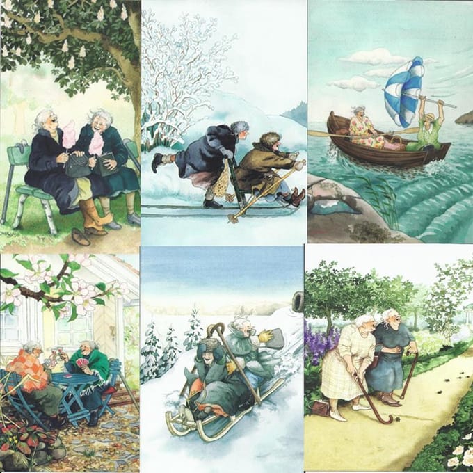 Inge Look Postkaart set1 (nu1-6)