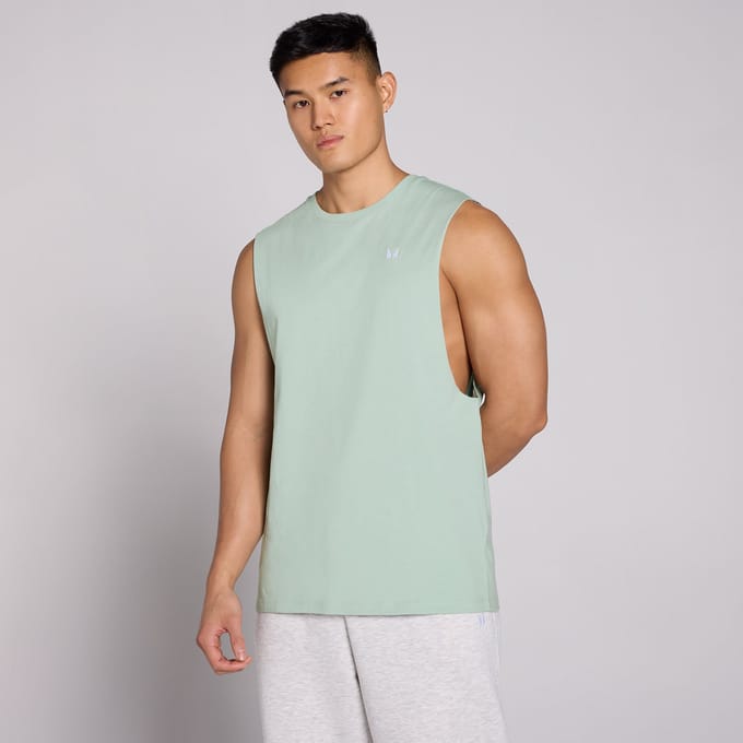 MP Heren Rest Day Tanktop - Eucalyptus - M
