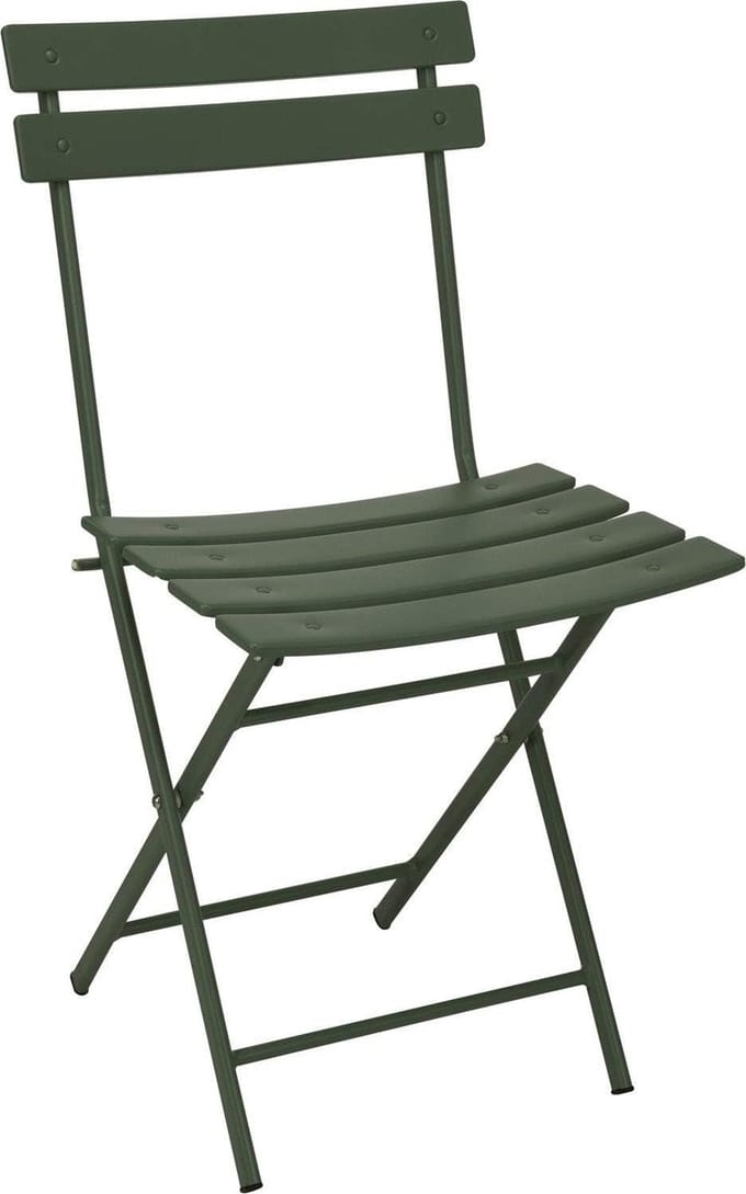 Klapstoel Bistro - Tuinstoel Metaal - Ontspannend Buiten - Mozaïek Decoratie - 80 cm - Groen