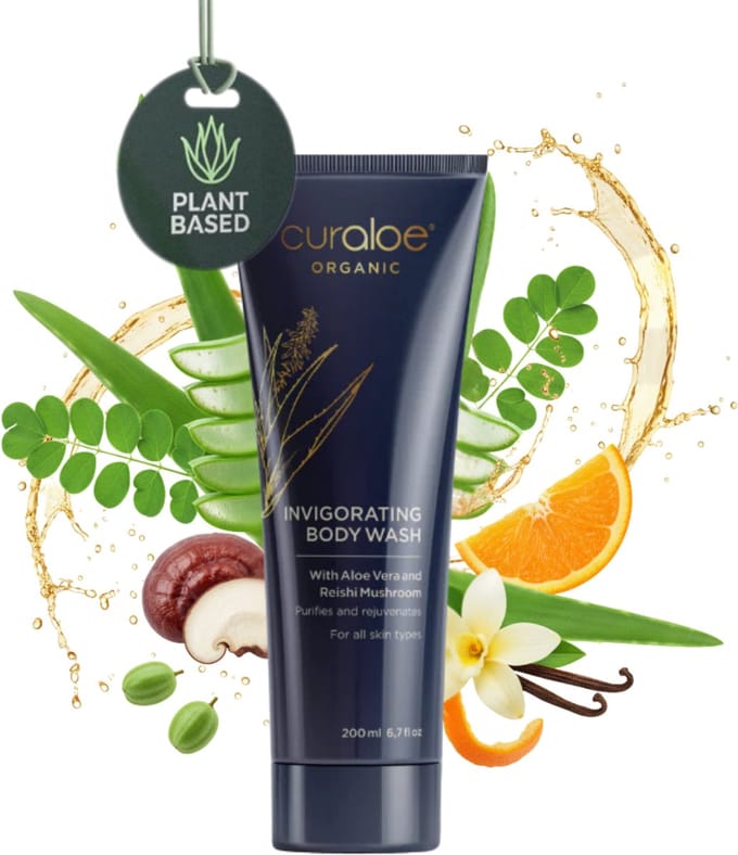 Curaloe Organic Invigorating Body Wash 200 ml