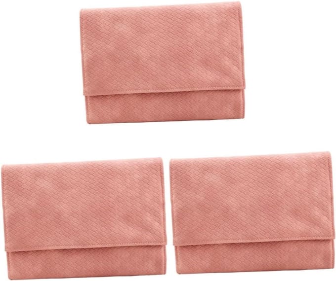 Sieraden Opbergtas - Reis Organizer - Sieraden Sorteren - Opvouwbaar Ontwerp - 42 x 20.3 cm - Roze