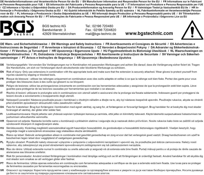 BGS Verlengstuk 1/4 50 mm
