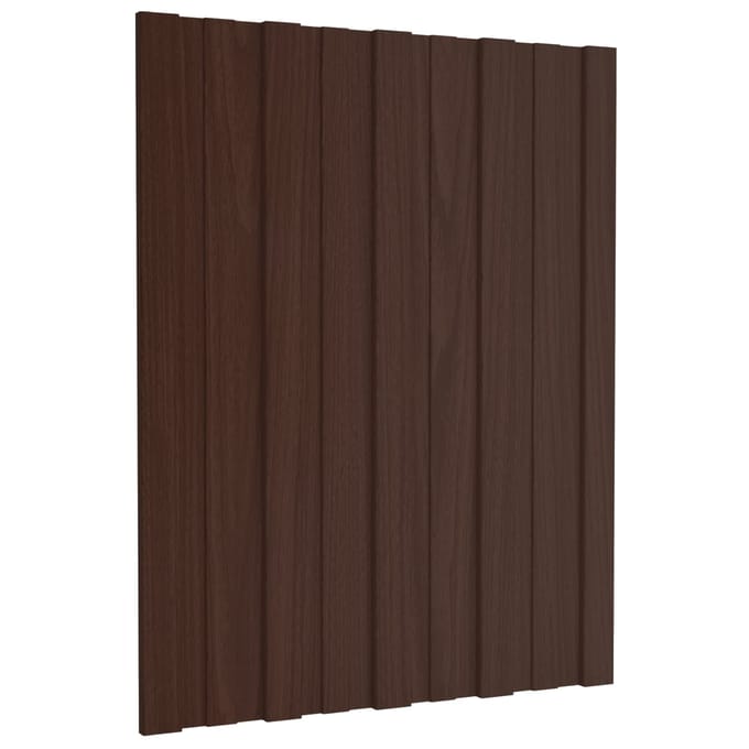 vidaXL - Dakpaneel - 36 - st - Bruin - 60 - x - 45 - cm - Verzinkt - staal