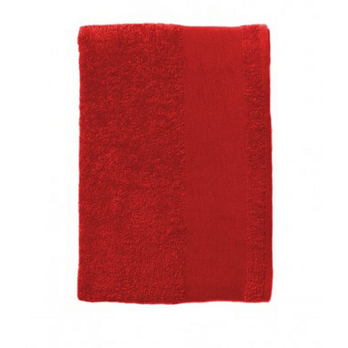 SOLS Eiland 100 Badlaken/handdoek (100 X 150cm) (Rood)