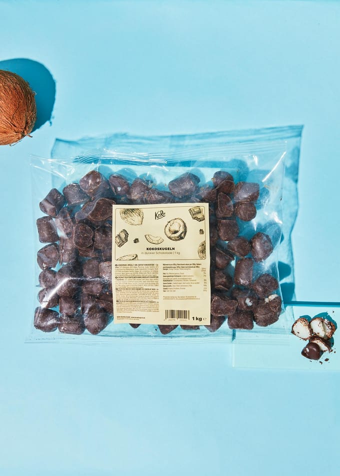 KoRo | Kokosbolletjes met pure chocolade 1 kg