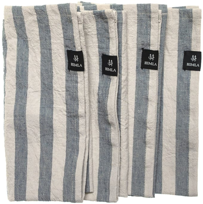 Himla Riviera servet azur - set van 4