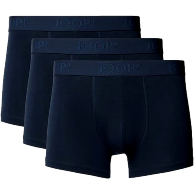 Boxershort met elastische band met label in een set van 3 stuks