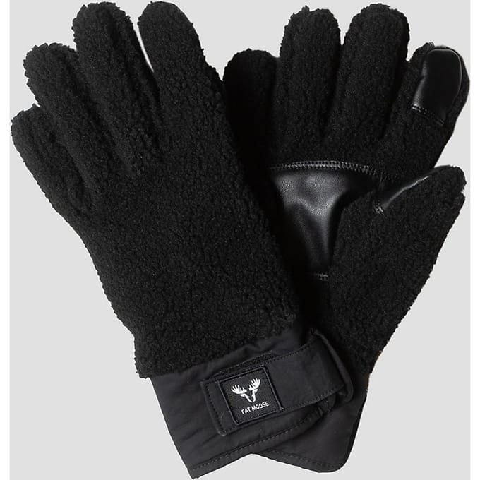 Fat Moose Pile Handschoenen zwart