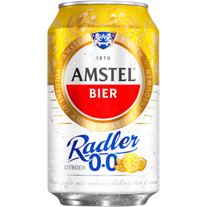 Bier Amstel Radler 0.0% blik 330ml