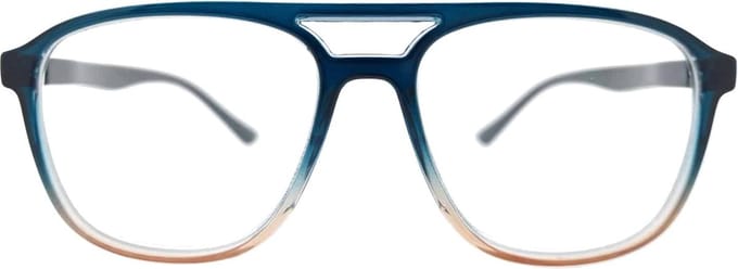 Ear2Ear 01606 Leesbril Dean - sterkte +2.50 - Blauw frame met beige uitloop