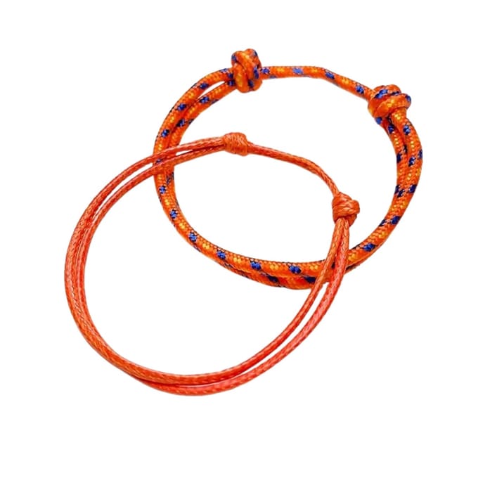 Livano Armband - Staal - Nep Zilver - Dames - 2 St - Mandarijn