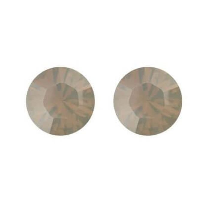 Biba Oorbellen met Swarovski Steentje Lt. Grey Opal