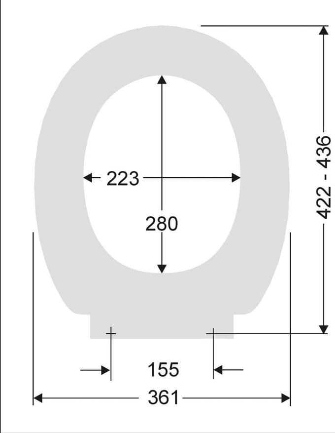 Toiletbril - WC Deksel - Badkamer Vernieuwen - Softclose Mechanisme - Universele Pasvorm - Wit