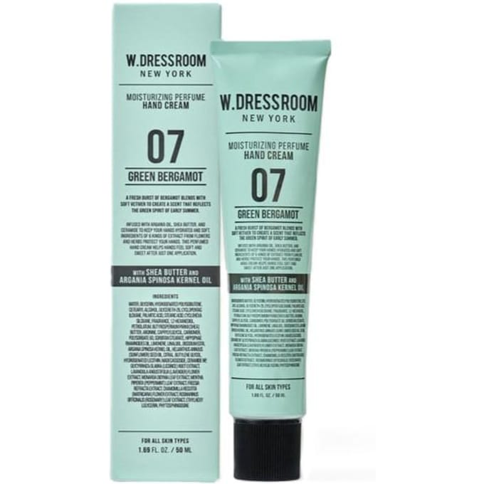 [W.DRESSROOM] Handcrème 07 Groene Bergamot 50ml white