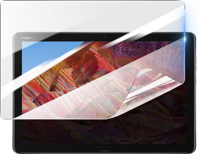 3mk, Geschikt voor Huawei MediaPad M5 Lite, Schokbestendige Hydrogel Screenprotector, Transparant