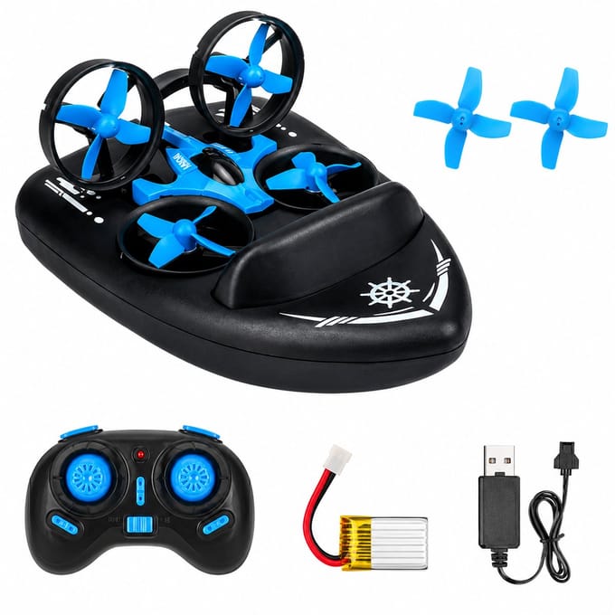 Afstandsbestuurbare Hoovercraft Helicopter - Drone Boot