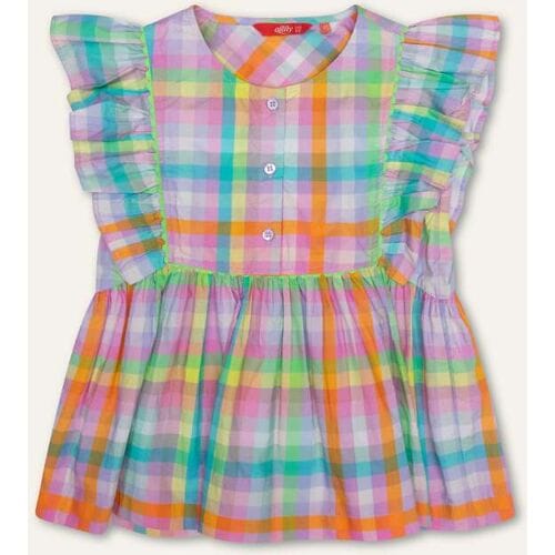 Oilily Bajour Blouse- maat128/8yr Prism Roze