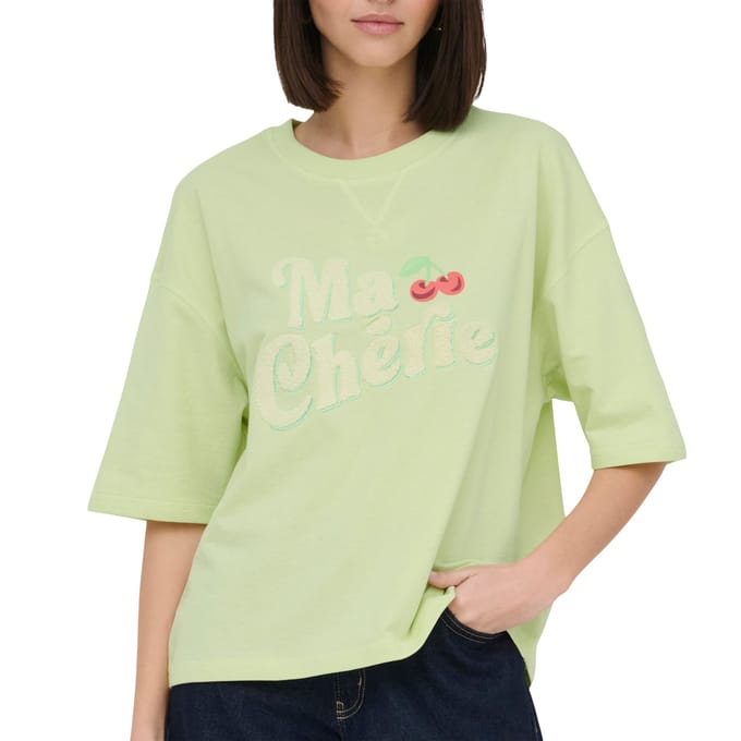 JDY - JDYKAJA SS LOOSE O NECK SWEAT JRS DIA Dames Trui