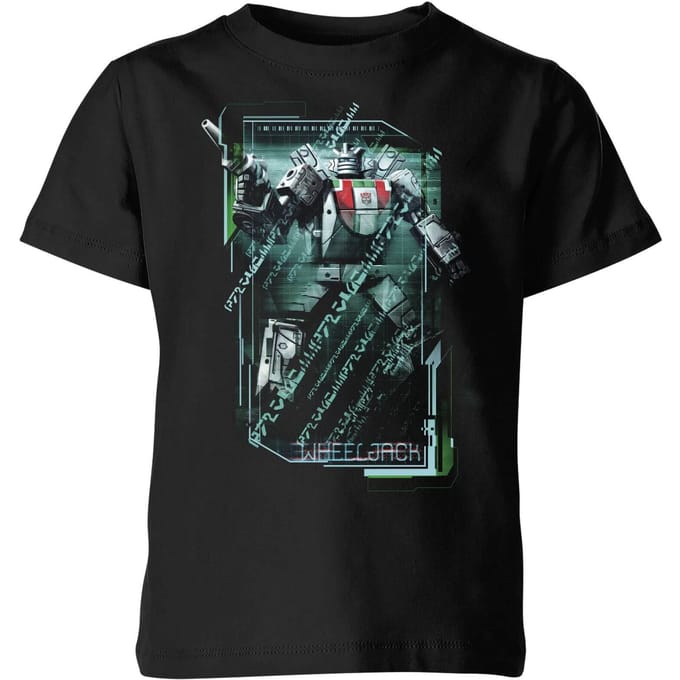 Transformers Wheeljack Tech Kids' T-Shirt - Zwart - 98/104 (3-4 jaar)