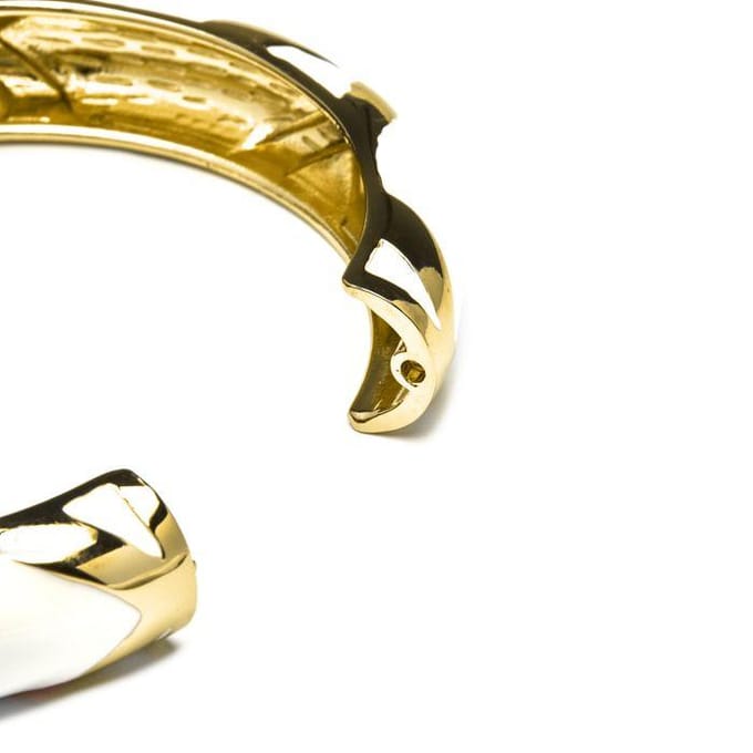 Luxenter armband afgewerkt in 18k geel goud - Yilub