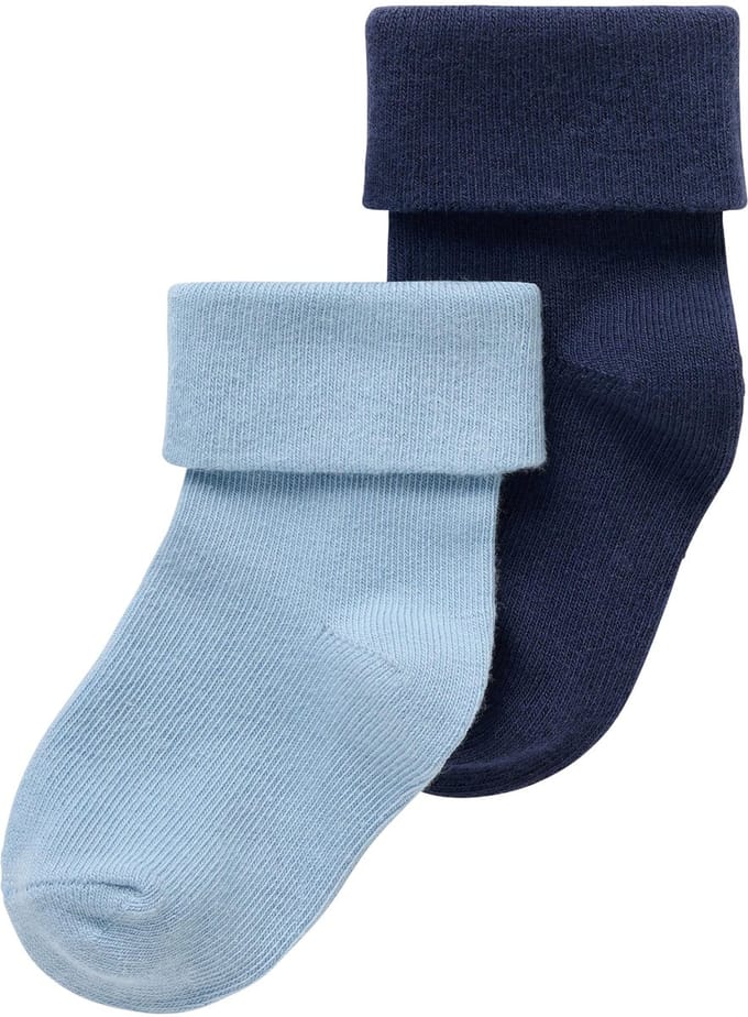 Noppies Newstead Sokjes 2 Pack - Black Iris - 3-6 Mnd