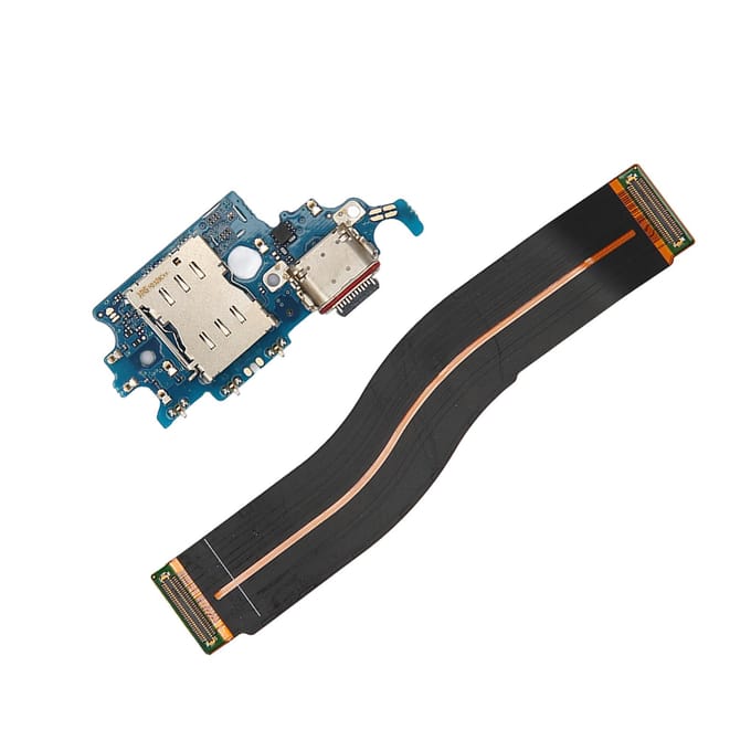 USB Oplaadpoort Flexkabel Vervanging Oplaaddock Bord Flexkabel Connector voor Galaxy S21 gray