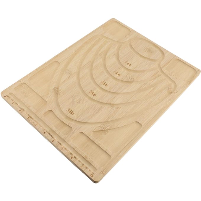 Kralenbord Sieraden Maken Kralenbak Ketting Ontwerpmat Bambusoideae 28.5x38x1cm beige