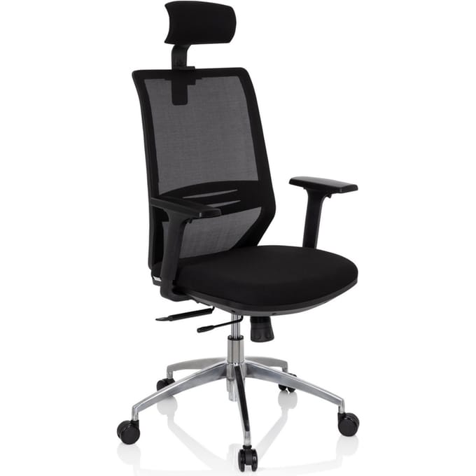 hjh OFFICE Bureaustoel / Bureaustoel PROFONDO PRO (Zwart)