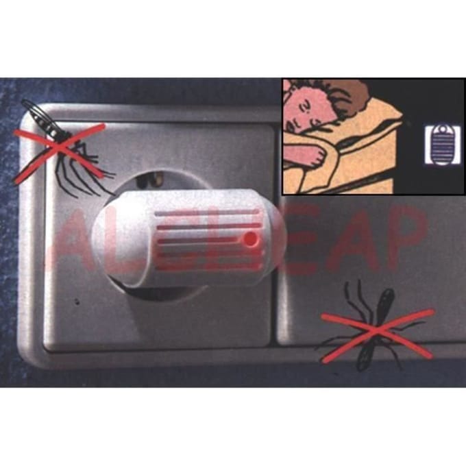 REPULSIF ULTRASONS ANTI MOUSTIQUE prise