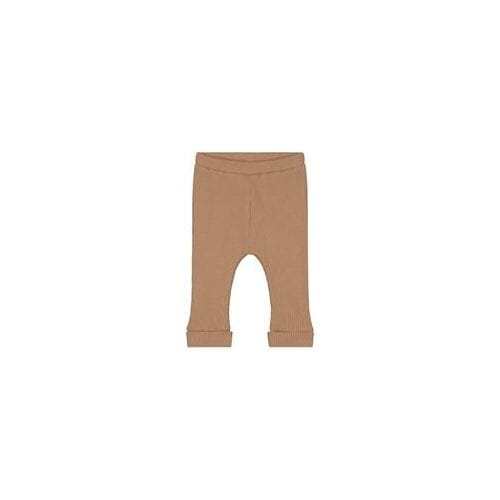 Prénatal newborn broek rib Pure Dark Sand Brown 68 unisex