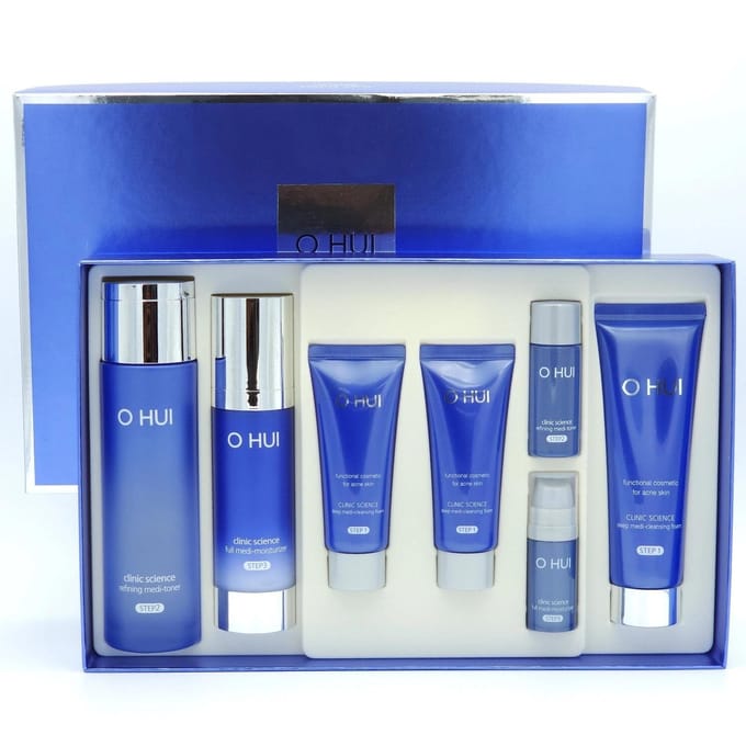 O HUI Clinic Science Speciale Set 7 items Koreaanse Luxe Merk Winkel blue