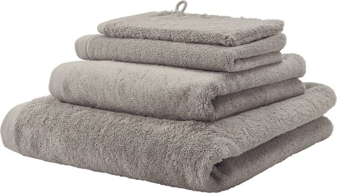 London Badtextiel Truffle | 100 x 150 cm | Beige / Lichtgrijs | Katoen