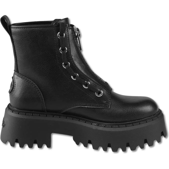 Buffalo dameslaars Aspen Front Zip zwart