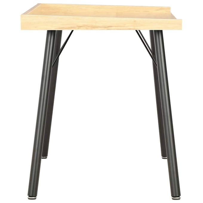 vidaXL - Bureau - 90x50x79 - cm - eikenkleurig