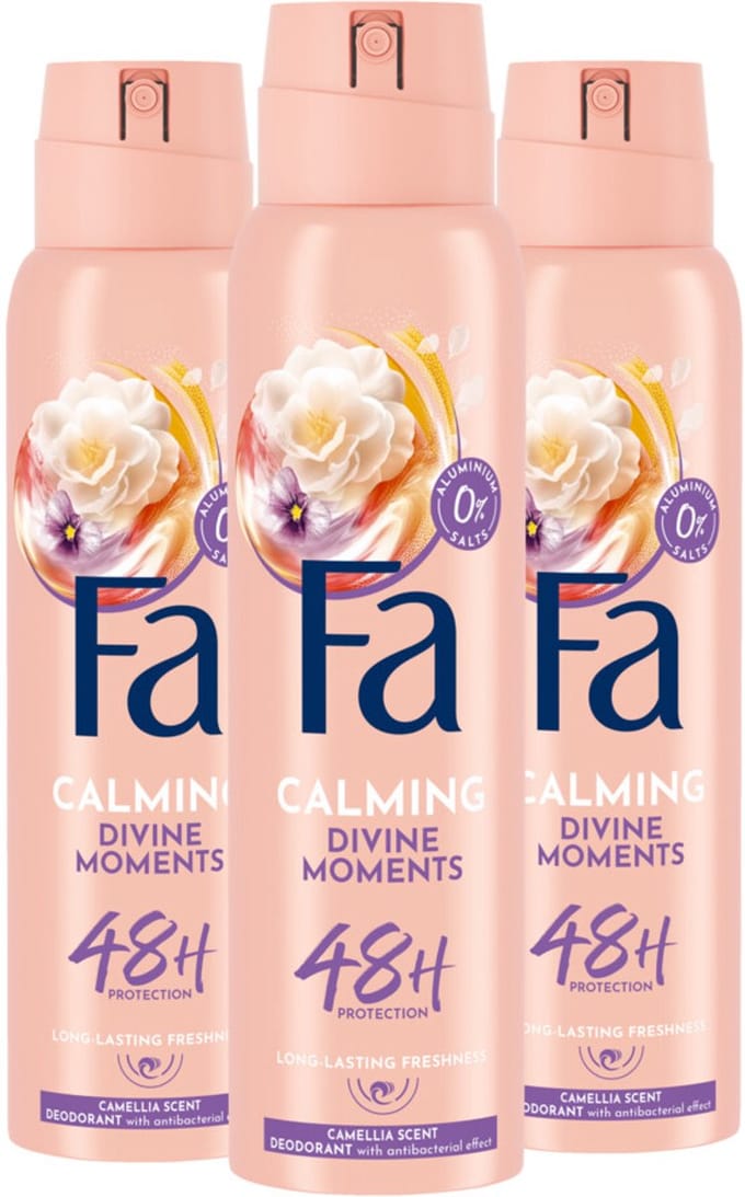 Fa - Deodorant Spray Divine Moments - 3 x 150 ml - Voordeelverpakking