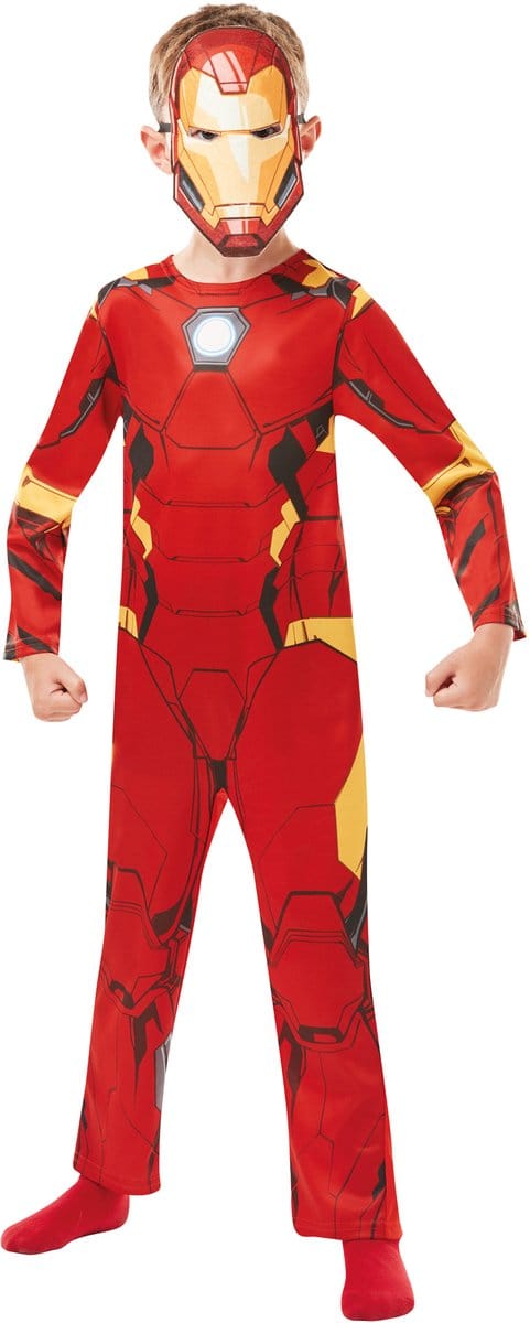 Rubie's Verkleedpak Avengers Assemble Iron Man Junior Rood Mt 128