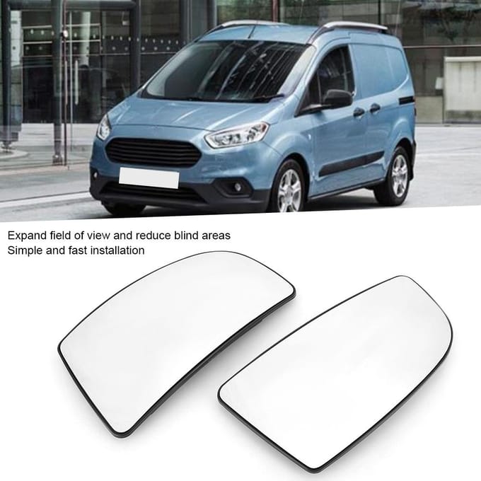 Set onderste buitenspiegelglas voor Ford Transit MK8 20142020 1855103 1855102 white