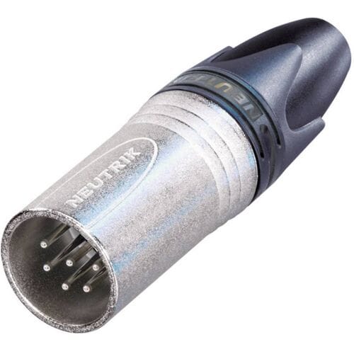 Neutrik NTR-NC6MXX Xlr Cable Plug 6 Cable Plug/straight Xx Soldeer Connecties Nickel-plated